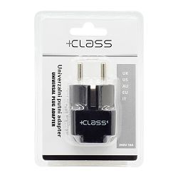 STRUJNI ADAPTER +CLASS ZA PUNJAČ EU NASTAVAK ZC36-9 CRNI