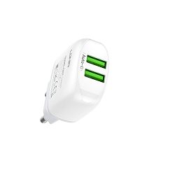 KUĆNI PUNJAČ BRZI 2 U 1 LDNIO A2219 2*USB 5V, 2.4 A + USB KABEL NA LIGHTNING