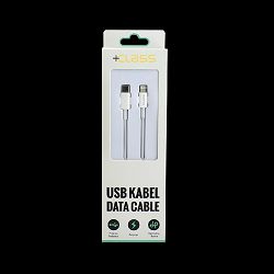USB KABEL +CLASS ZA IPHONE TIP C PD NA LIGHTNING 1m BIJELI
