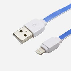 USB KABEL LDNIO XS-07 IOS LIGHTNING 1m BIJELO-PLAVI