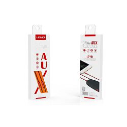AUDIO KABEL LDNIO LS-Y01 3.5 mm (M)-3.5 mm (M) 1 m CRVENI