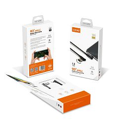 USB KABEL LDNIO LC421 BRZI 2.4 A MAX, 1 m MIKRO KUT 90° CRVENI