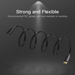 HDMI KABEL ŽENSKI NA HDMI MUŠKI 2.0 VENTION 5 m VAA-B06-B500 CRNI