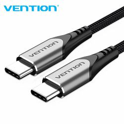 TIP C KABEL 2.0 TIP C MUŠKI NA TIP C MUŠKI VENTION 1.5 m TADHG ALU