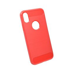 MASKICA +CLASS TPU KARBON MAT ZA APPLE IPHONE X, IPHONE XS CRVENA