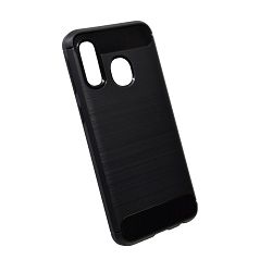 MASKICA +CLASS TPU KARBON MAT ZA SAMSUNG A40, A405F CRNA