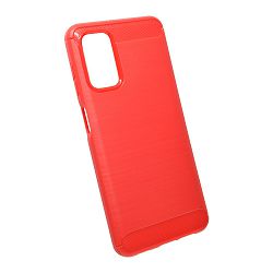 MASKICA +CLASS TPU KARBON MAT ZA SAMSUNG A04S A047, A13 5G A136 CRVENA