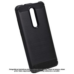 MASKICA +CLASS TPU KARBON MAT ZA MOTOROLU G9 POWER CRNA