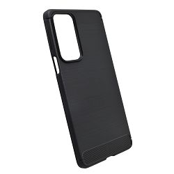 MASKICA +CLASS TPU KARBON MAT ZA MOTOROLU EDGE 20 CRNA