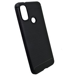 MASKICA +CLASS TPU KARBON MAT ZA MOTOROLU MOTO E40, MOTO E30 CRNA