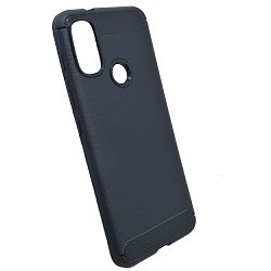 MASKICA +CLASS TPU KARBON MAT ZA MOTOROLU MOTO E40, MOTO E30 PLAVA