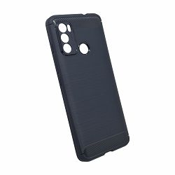 MASKICA +CLASS TPU KARBON MAT ZA MOTOROLU MOTO G60 PLAVA