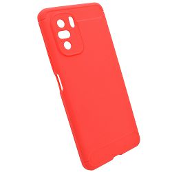 MASKICA +CLASS TPU KARBON MAT ZA XIAOMI MI 11I, POCO F3 CRVENA