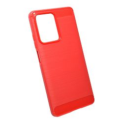 MASKICA +CLASS TPU KARBON MAT ZA XIAOMI REDMI NOTE 12 PRO PLUS 5G CRVENA