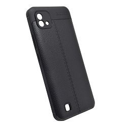 MASKICA +CLASS TPU AUTO LEATHER ZA REALME C11 2021 CRNA
