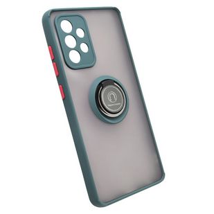 MASKICA +CLASS TPU N-RING ZA SAMSUNG A52 4G, A52 5G, A52S 5G TAMNO ZELENA