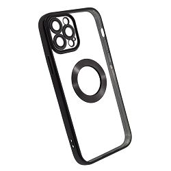 MASKICA +CLASS TPU CHROME ZA APPLE IPHONE 12 PRO CRNA
