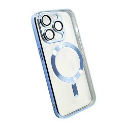 MASKICA +CLASS MAGSAFE ELECTRO ZA APPLE IPHONE 12 PRO MAX SVIJETLO PLAVA