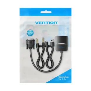 ADAPTER KONVERTER VGA NA HDMI  VENTION 1m CRNI