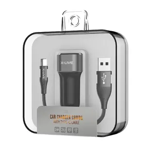 AUTO PUNJAČ X-LIVE S KABELOM MIKRO C4M