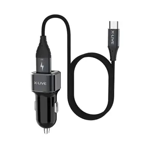AUTO PUNJAČ X-LIVE S KABELOM MIKRO C4M