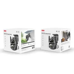 BEŽIČNA IP KAMERA DUAL XO ROBOT 400W PIXEL 2,4G WIFI CR04 CRNA