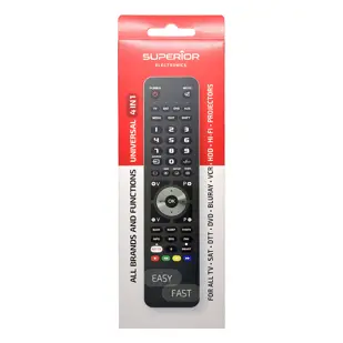 DALJINSKI UPRAVLJAČ SUPERIOR FREEDOM UNIVERZALNI 4U1 + MICRO USB CRNI