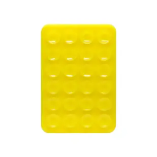 DRŽAČ ZA MOBITEL SILIKON STICKY +CLASS 24 VAKUUM 2*55*80 mm ŽUTI