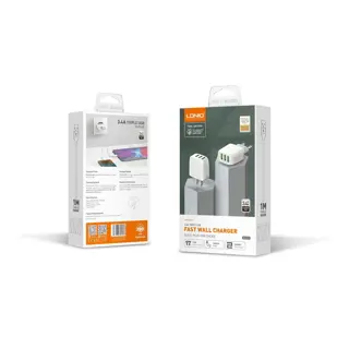 KUĆNI PUNJAČ BRZI 3U1 LDNIO A3312 17W 3*USB + USB KABEL MIKRO