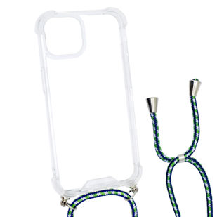 MASKICA +CLASS ACRYLIC S UZICOM ZA IPHONE 14 PROZIRNA + ŠARENO ZELENA