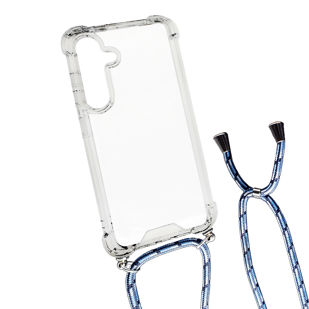 MASKICA +CLASS ACRYLIC S UZICOM ZA SAMSUNG S23, S911B PROZIRNA + ŠARENO PLAVA