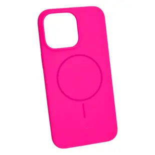 MASKICA +CLASS MAGSAFE SILICONE ZA APPLE IPHONE 15 PRO MAX ŽARKO ROZA
