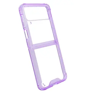 MASKICA +CLASS TPU ACRYLIC ZA SAMSUNG Z FLIP 3, F711 LJUBIČASTA