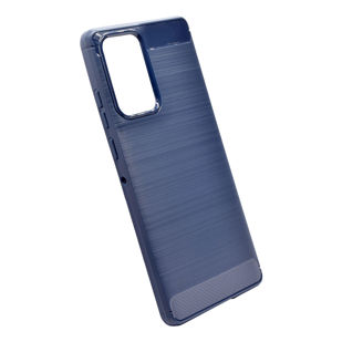 MASKICA +CLASS TPU KARBON MAT ZA MOTOROLU MOTO G85, EDGE 50 FUSION PLAVA