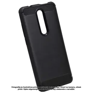 MASKICA +CLASS TPU KARBON MAT ZA SAMSUNG A31, A315F CRNA
