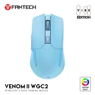 MIŠ GAMING BEŽIČNI FANTECH 4000 DPI VENOM II WGC2-BE VIBE SV. PLAVI