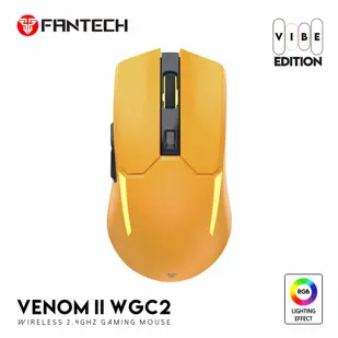 MIŠ GAMING BEŽIČNI FANTECH 4000 DPI VENOM II WGC2-YW VIBE ŽUTI