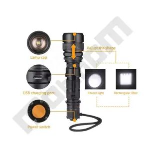 RUČNA LED LAMPA PUNJIVA MIKRO USB 603 14.5 cm