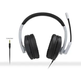 SLUŠALICE ZA PS5, PS4, SWITCH, ONE, 360, PC 3.5 mm DOBE TY-1802 BIJELE