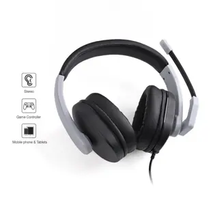 SLUŠALICE ZA PS5, PS4, SWITCH, ONE, 360, PC 3.5 mm DOBE TY-1802 BIJELE