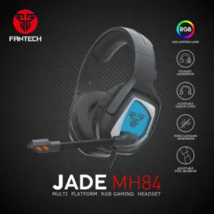 SLUŠALICE ŽIČNE GAMING FANTECH 3.5 mm + USB + MIKROFON JADE MH84