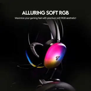 SLUŠALICE ŽIČNE GAMING FANTECH 7.1 AURORA HG29 CRNE