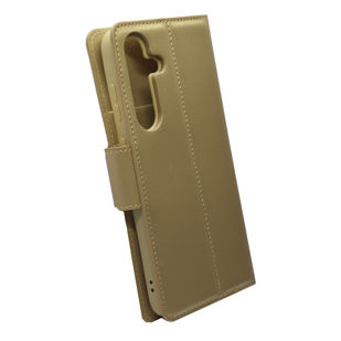 TORBICA HANMAN FLIP MILL ZA SAMSUNG S24 PLUS, S926B,S25 PLUS,S936B ZLATNA