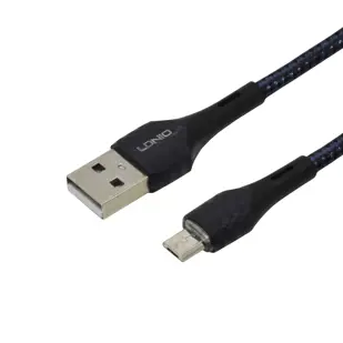 USB KABEL LDNIO LS522 BRZI 2.4 A MAX, 2 m MIKRO PLAVI