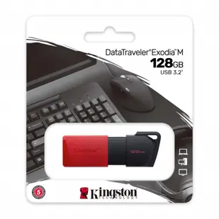 USB MEMORIJA KINGSTON EXODIA M USB 3.2 DTXM/128GB GEN 1 5Gbps BLISTER