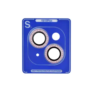 ZAŠTITA STAKLA KAMERE ZA IPHONE 15 IPHONE 15 PLUS set 2kom OKVIR CRYSTAL ROZI