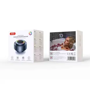 ZVUČNIK BLUETOOTH XO VODOOTPORNI VAKUUMSKI F64 TAMNO SIVI