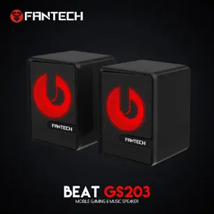 ZVUČNIK GAMING FANTECH 3.5 mm + USB BEAT GS203 CRNI