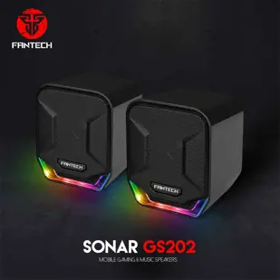 ZVUČNIK GAMING FANTECH 3.5 mm + USB SONAR GS202 CRNI